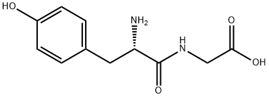 N-L-チロシルグリシン 化学構造式
