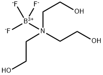 三フッ化ホウ素トリエタノールアミン 化学構造式