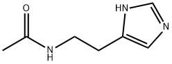 N-OMEGA-ACETYLHISTAMINE Structure