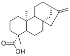 异贝壳杉烯酸,6730-83-2,结构式