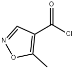 5-メチル-4-イソオキサゾールカルボニルクロライド 塩化物 化学構造式