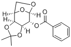 1,6-ANHYDRO-2,O-BENZOYL-3,4-O-ISOPROPYLIDENE-BETA-D-GALACTOPYRANOSE Struktur