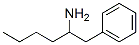 1-PHENYL-2-AMINOHEXANE Structure