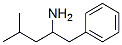 4-メチル-1-フェニルペンタン-2-アミン 化学構造式