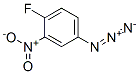 4-FLUORO-3-NITROPHENYL AZIDE 化学構造式