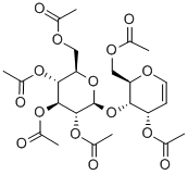 HEXA-O-ACETYL-CELLOBIAL 化学構造式