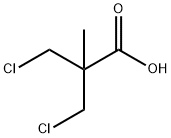 2-メチル-1,3-ジクロロプロパン-2-カルボン酸 化学構造式