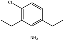 3-CHLORO-2,6-DIETHYLANILINE Struktur