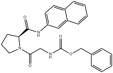 Z-Gly-Pro-βNA, 67336-99-6, 结构式