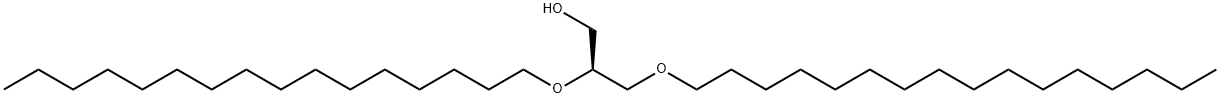 1,2-O-DIHEXADECYL-SN-GLYCEROL 化学構造式
