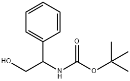 N-BOC-DL-苯甘氨醇 结构式