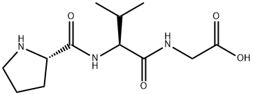 H-PRO-VAL-GLY-OH Structure