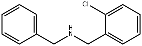 N-苄基-1-(2-氯苯基)甲胺, 67342-76-1, 结构式