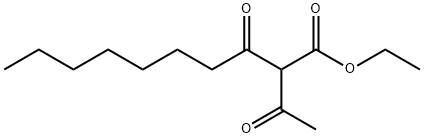 ethyl 2-acetyl-3-oxodecanoate,67342-98-7,结构式