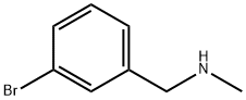 N-甲基-3-溴苄胺, 67344-77-8, 结构式