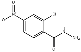 2-クロロ-4-ニトロベンズヒドラジド 化学構造式
