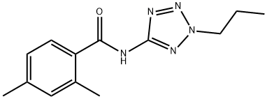 Benzamide, 2,4-dimethyl-N-(2-propyl-2H-tetrazol-5-yl)- (9CI) Struktur