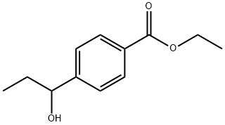Benzoic acid, 4-(1-hydroxypropyl)-, ethyl ester (9CI) Structure