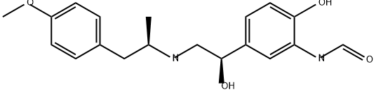 アルホルモテロール 化学構造式