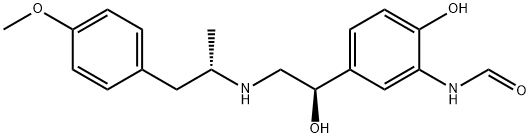 Formamide, N-[2-hydroxy-5-[1-hydroxy-2-[[2-(4-methoxyphenyl)-1-methylethyl]amino]ethyl]phenyl]-, [R-(R*,S*)]- Structure