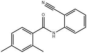 Benzamide, N-(2-cyanophenyl)-2,4-dimethyl- (9CI) Structure