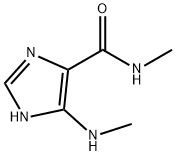N-Methyl-5-methylamino-1H-imidazole-4-carboxamide Struktur