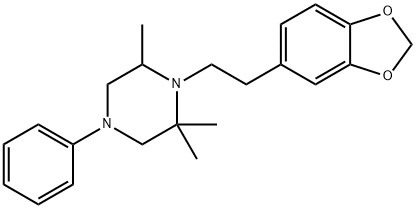 67361-23-3 1-[2-(3,4-Methylenedioxyphenyl)ethyl]-4-phenyl-2,2,6-trimethylpiperazine
