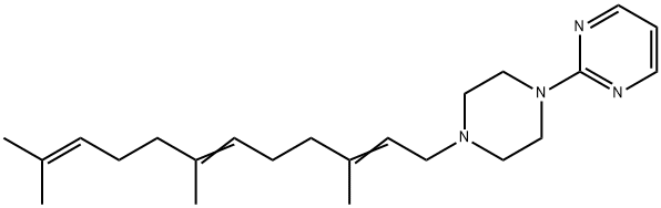 67361-31-3 1-(2-Pyrimidinyl)-4-(3,7,11-trimethyl-2,6,10-dodecatrienyl)piperazine