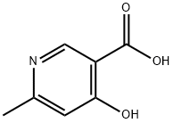 4-ヒドロキシ-2-メチル-5-ピリジンカルボン酸 化学構造式