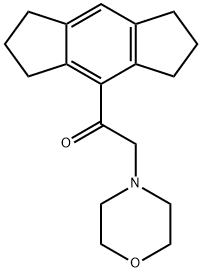 1-[(1,2,3,5,6,7-Hexahydro-s-indacen)-4-yl]-2-(4-morpholinyl)ethanone,67367-80-0,结构式