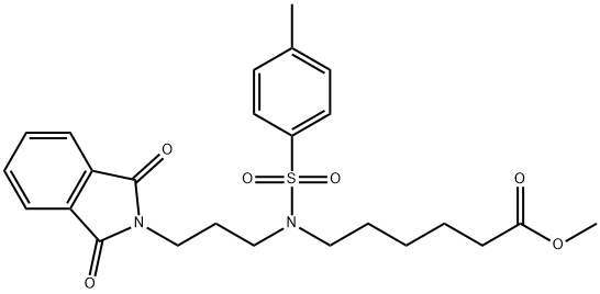 6-[N-[3-(1,3-Dihydro-1,3-dioxo-2H-isoindol-2-yl)propyl]-N-(p-tolylsulfonyl)amino]hexanoic acid methyl ester|