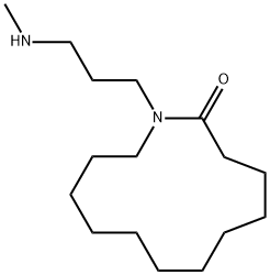 1-[3-(Methylamino)propyl]azacyclotridecan-2-one Structure