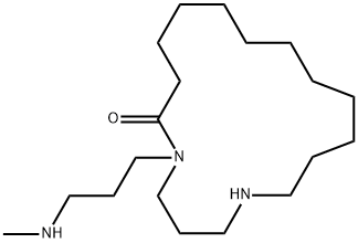 5-[3-(Methylamino)propyl]-1,5-diazacyploheptadecan-6-one,67370-90-5,结构式