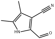 1H-Pyrrole-3-carbonitrile, 2-formyl-4,5-dimethyl- (9CI) Structure