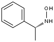 (R)-1-苯基乙基羟基胺 结构式