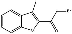 2-溴-1-(3-甲基-2-苯并呋喃基)乙酮, 67382-14-3, 结构式