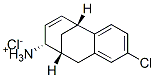 (5alpha,8alpha,9alpha)-2-chloro-5,8,9,10-tetrahydro-5,9-methanobenzocycloocten-8-ylammonium chloride Struktur