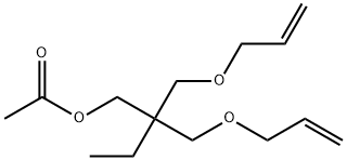 2,2-bis[(allyloxy)methyl]butyl acetate Struktur