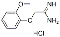 2-(2-Methoxy-phenoxy)-acetamidine hydrochloride Structure