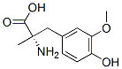 3-methoxy-alpha-methyl-L-tyrosine Structure