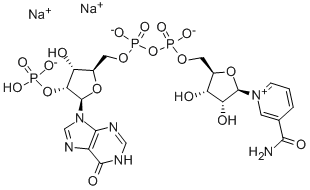 NICOTINAMIDE HYPOXANTHINE DINUCLEOTIDE*P HOSPHATE DI Structure