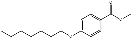 METHYL 4-HEPTYLOXYBENZOATE 化学構造式