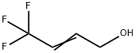 4,4,4-トリフルオロブタ-2-エン-1-オール 化学構造式