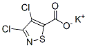 Potassium 3,4-dichloroisothiazole-5-carboxylate Structure