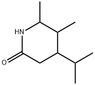 5,6-Dimethyl-4-isopropyl-2-piperidone Structure