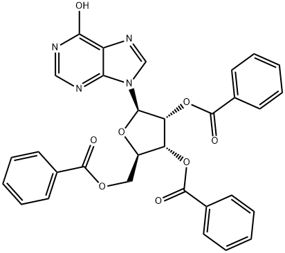 2',3',5'-三-O-苯甲酰基肌苷 结构式