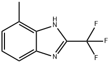 1H-Benzimidazole,4-methyl-2-(trifluoromethyl)-(9CI) Struktur