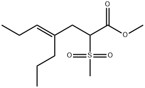 67428-08-4 (E)-2-(Methylsulfonyl)-4-propyl-4-heptenoic acid methyl ester