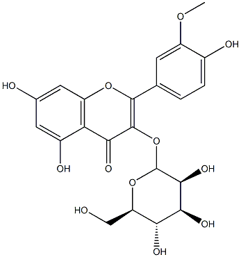 异鼠李素-3-O-半乳糖苷, 6743-92-6, 结构式