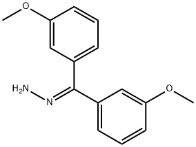 3,3'-Dimethoxybenzophenone hydrazone,67437-15-4,结构式
